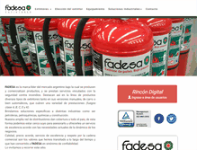 Tablet Screenshot of extintoresfadesa.com.ar